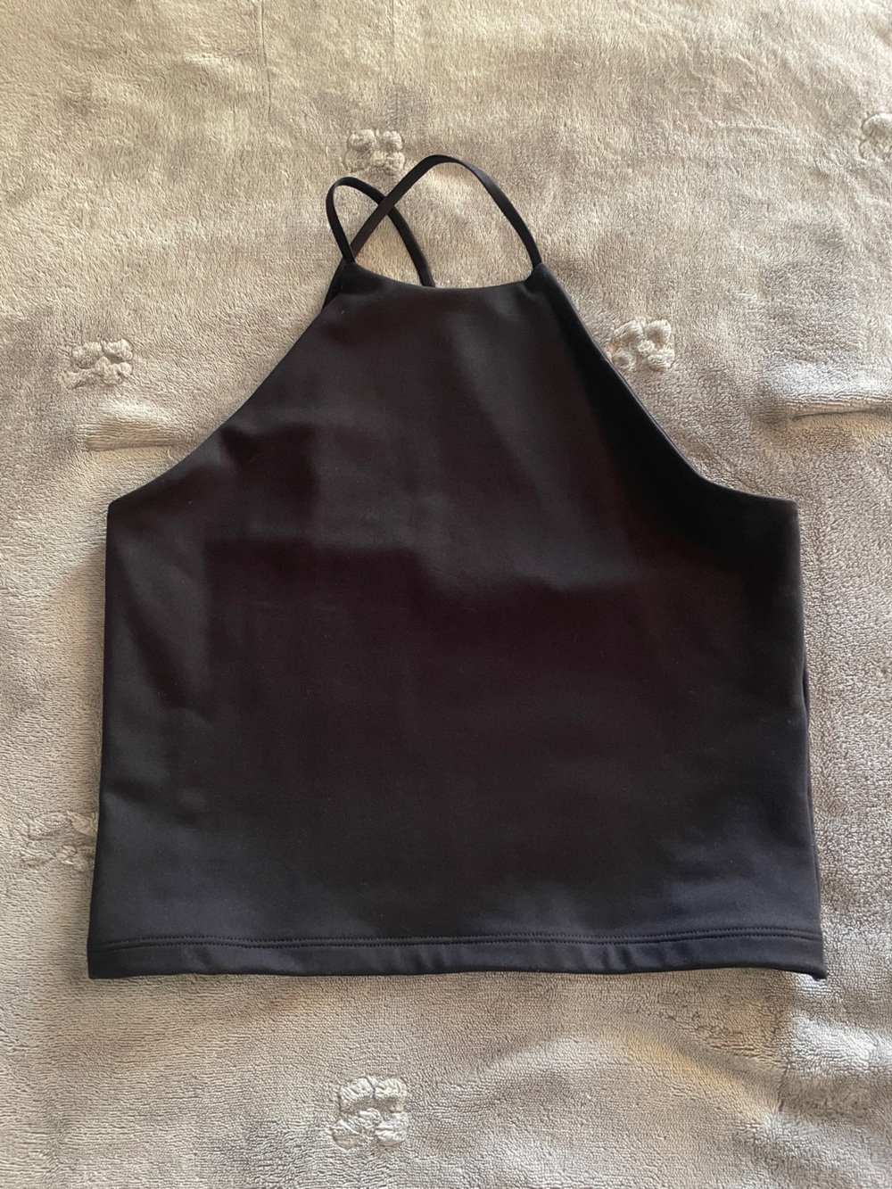 Abercrombie & Fitch Black Satin Halter Camisole